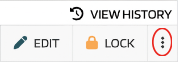 Folder context menu